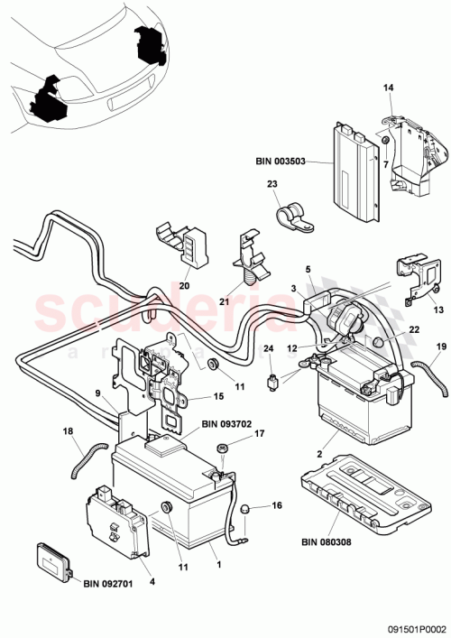 Part Diagram for Bentley 3D0919507