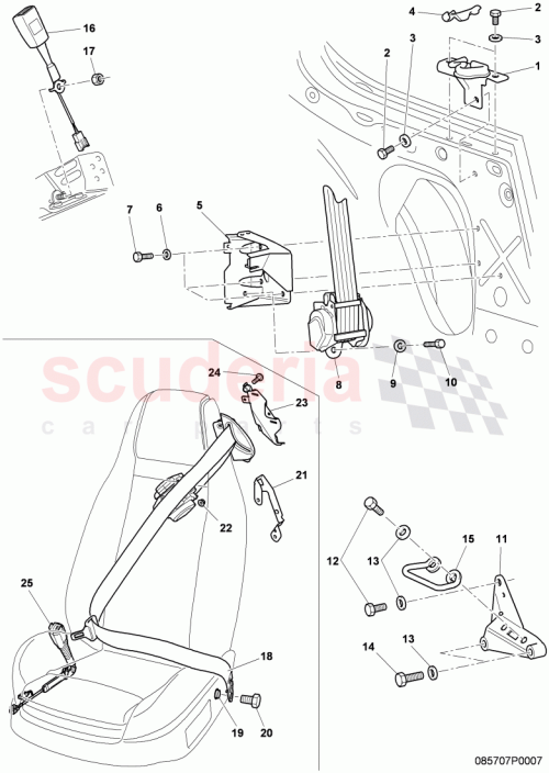 Part Diagram for Bentley 3W1857706J