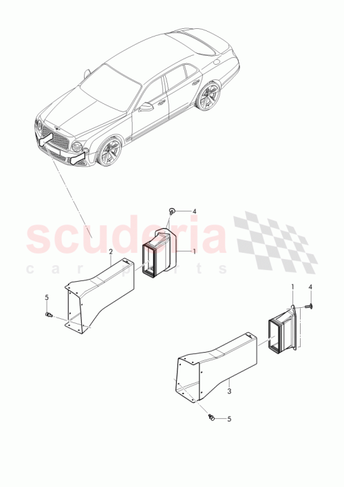 Part Diagram for Bentley 3Y0 807 161 C