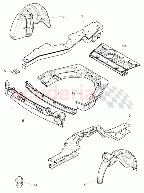 Part Diagram for Bentley 3Y5 813 149