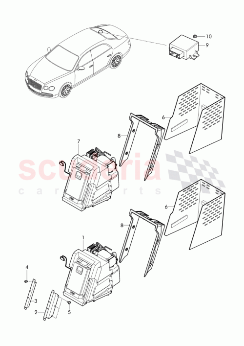 Part Diagram for Bentley 4W0 860 764 A