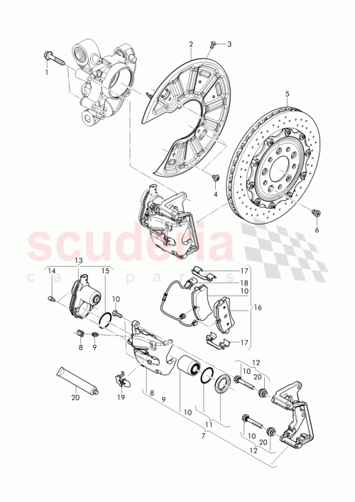 Part Diagram for Bentley 3Y0 698 680 A