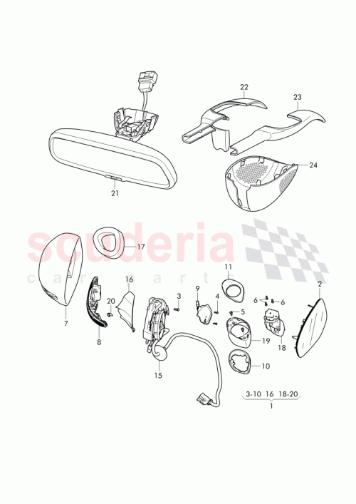 Part Diagram for Bentley 3W2 857 085 A