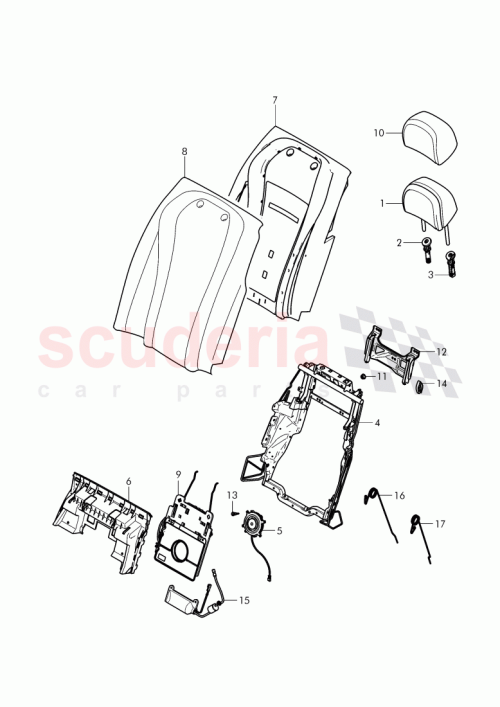 Part Diagram for Bentley 4W0 886 808 AF