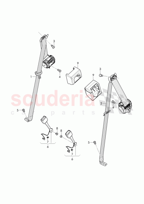 Part Diagram for Bentley 36A 857 805 B