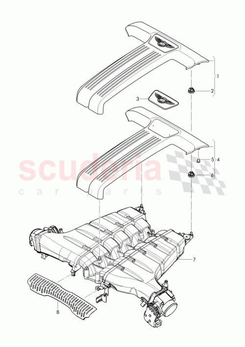 Part Diagram for Bentley 07C 103 925 AQ