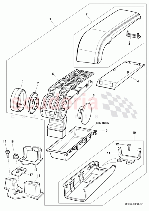 Part Diagram for Bentley 3W0864137C