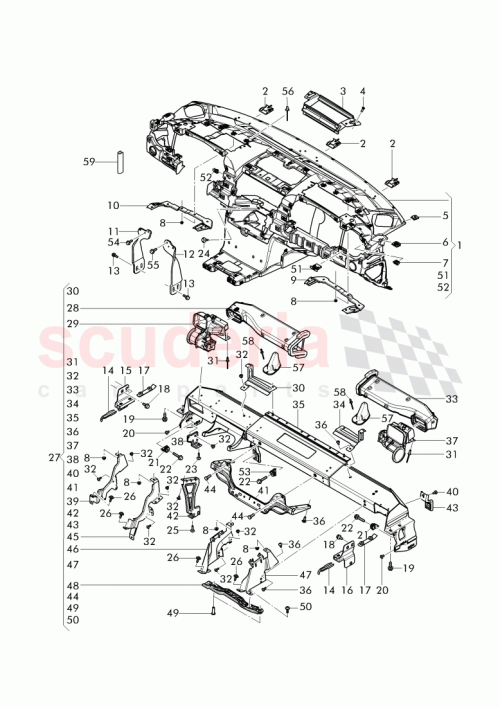Part Diagram for Bentley 3W1 857 017 AC