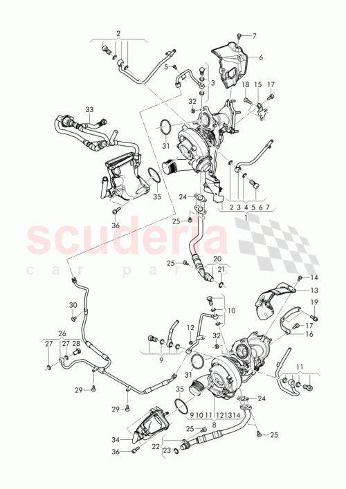 Part Diagram for Bentley 07C 121 598 E