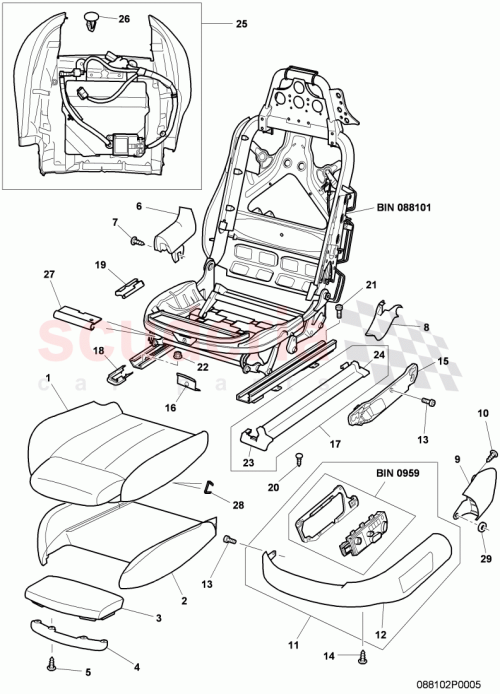 Part Diagram for Bentley N10471802