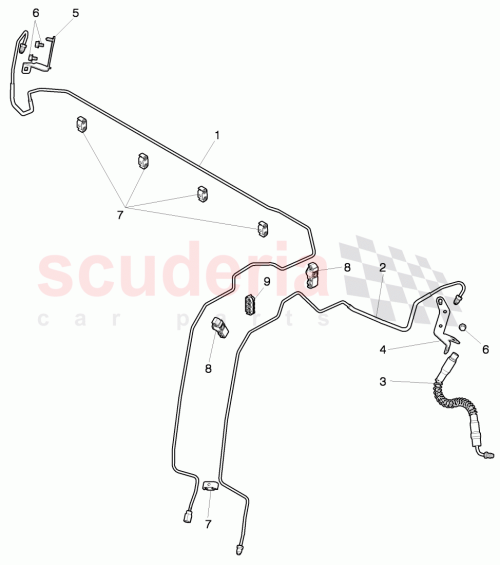 Part Diagram for Bentley 3W7611845