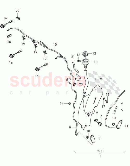 Part Diagram for Bentley 4W0 955 964 B