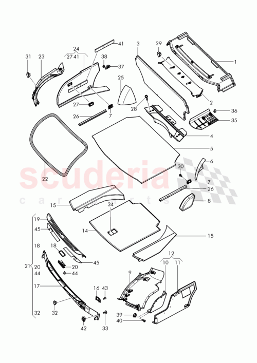 Part Diagram for Bentley 3Y5 861 951 D