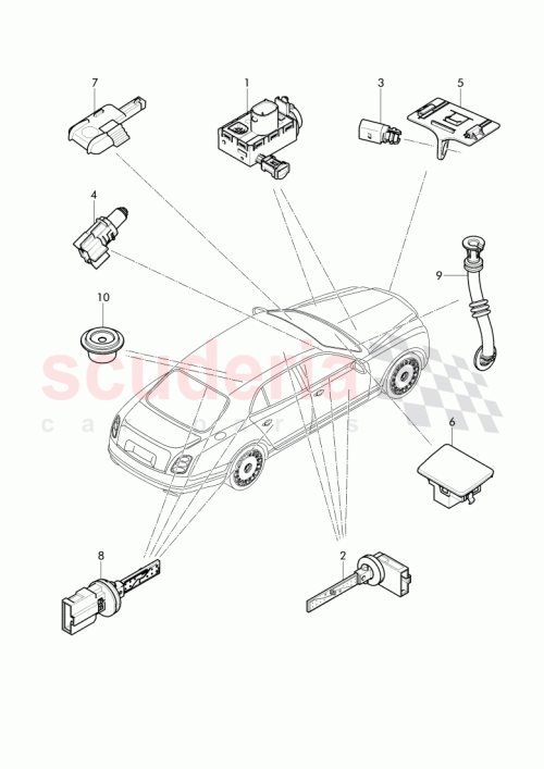 Part Diagram for Bentley 8Z0820535