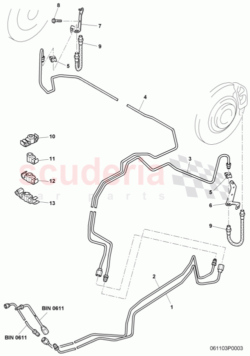 Part Diagram for Bentley 3W7611847