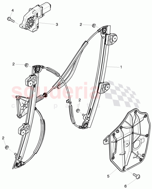 Part Diagram for Bentley 3Y5837461C