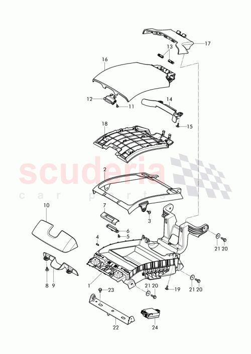 Part Diagram for Bentley 3W8 886 197 B