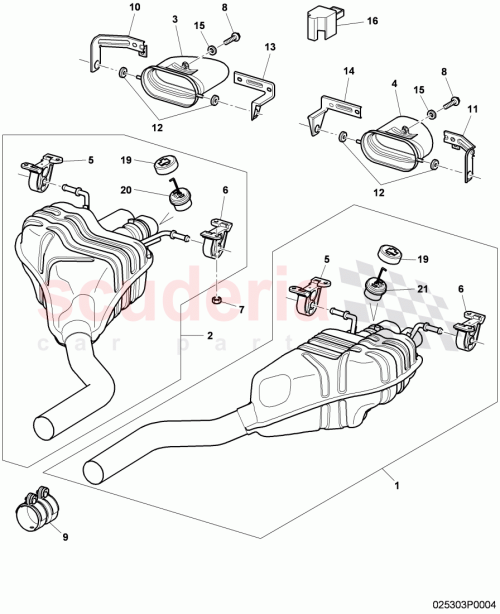 Part Diagram for Bentley 3W0253463G