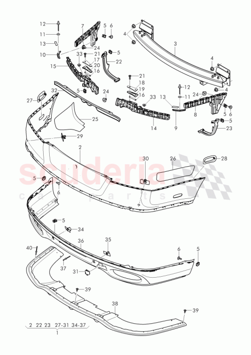 Part Diagram for Bentley 3W3 919 503 E