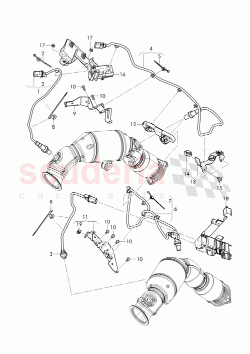 Part Diagram for Bentley 36A906407A