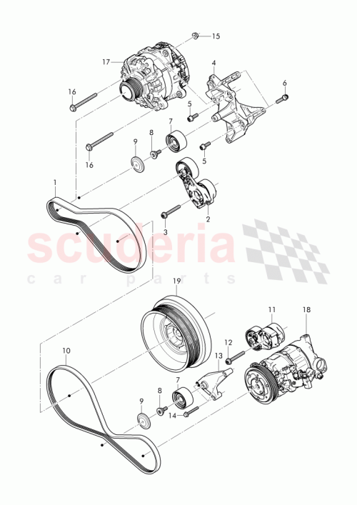 Part Diagram for Bentley 057 903 143 L