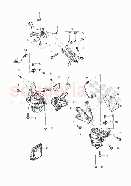 Part Diagram for Bentley 36A 199 328 B