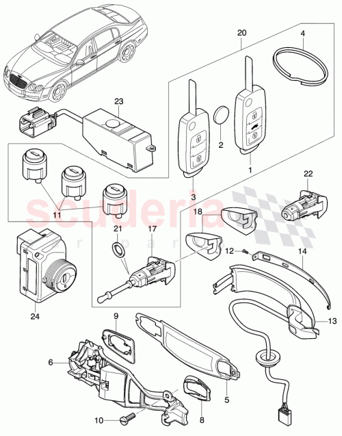 Part Diagram for Bentley 3W5 800 375 FR