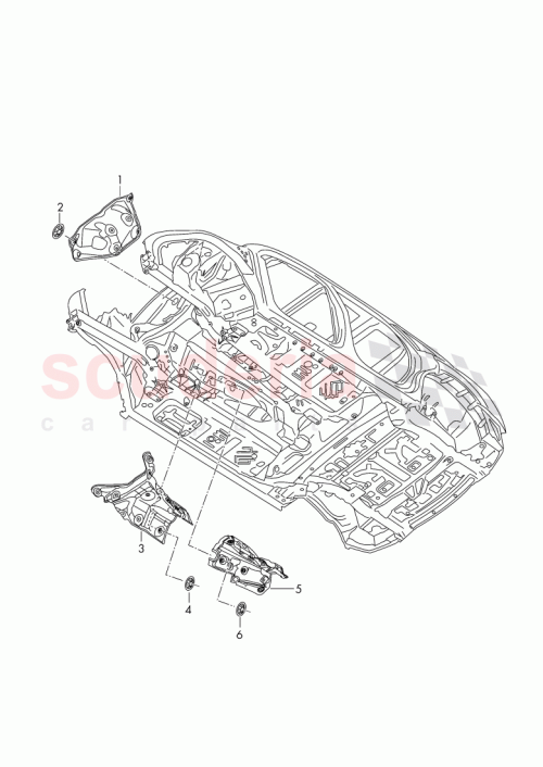 Part Diagram for Bentley 4M0 864 831 P