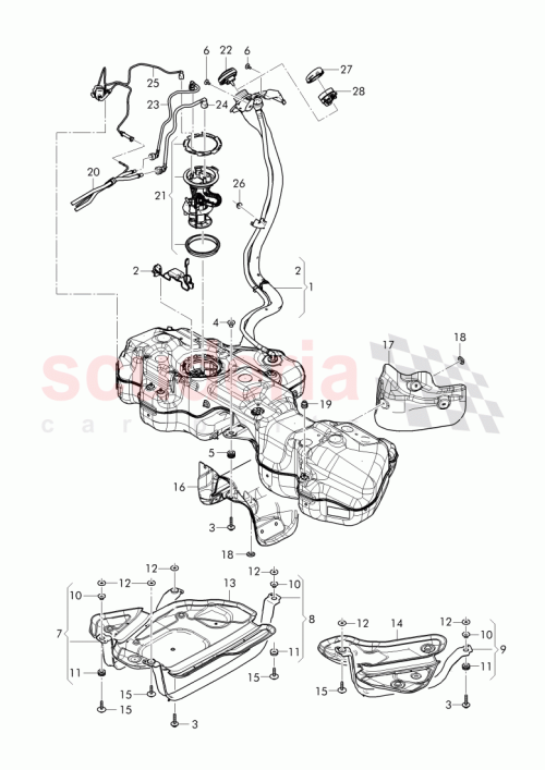 Part Diagram for Bentley 4M0 201 392 F