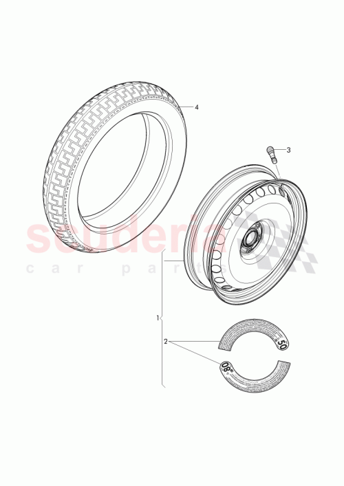 Part Diagram for Bentley 3W0 601 019 A