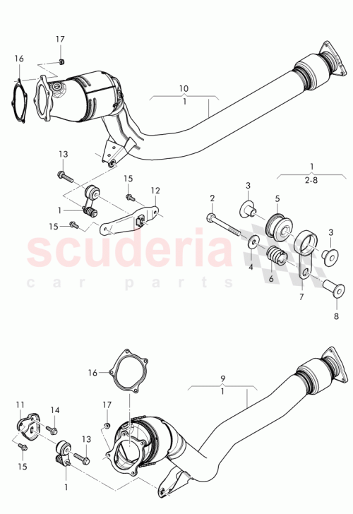 Part Diagram for Bentley 3W0 253 465 A