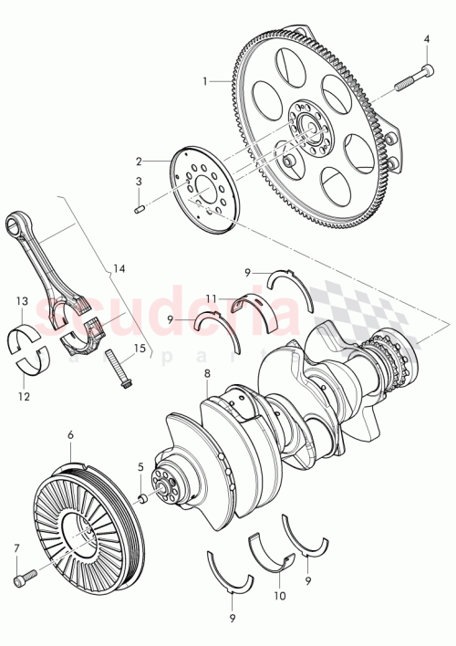 Part Diagram for Bentley 079 105 591 BE