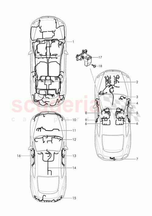 Part Diagram for Bentley 3W2 971 385 J