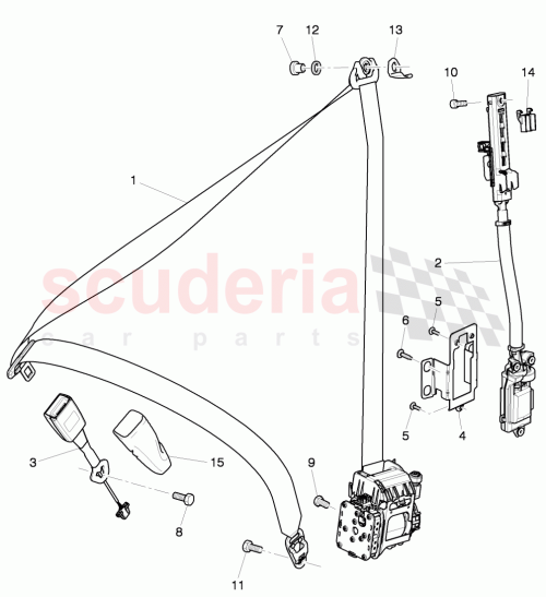 Part Diagram for Bentley 3Y1 857 706 C