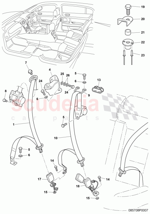 Part Diagram for Bentley 3W5857739B