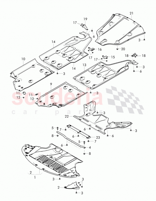 Part Diagram for Bentley 3W3825238