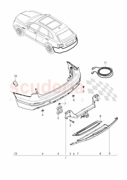 Part Diagram for Bentley JNV 971 124