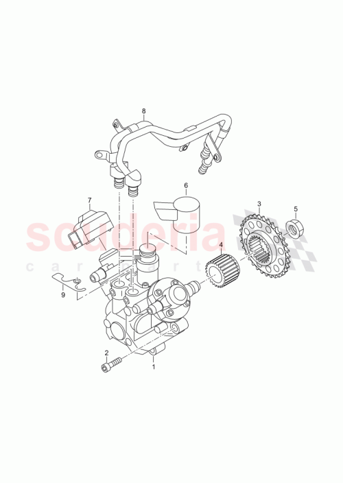 Part Diagram for Bentley 057 131 991 S
