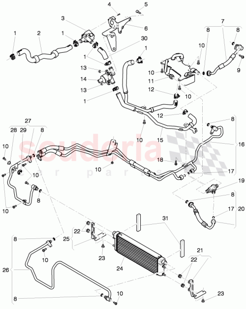 Part Diagram for Bentley 3W0 317 808 C
