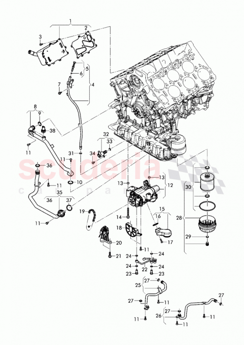 Part Diagram for Bentley 07P 115 414 B