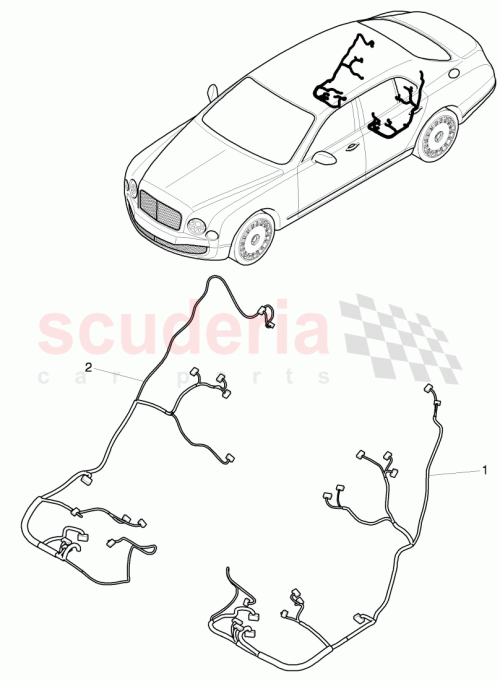 Part Diagram for Bentley 3Y1 971 645 J