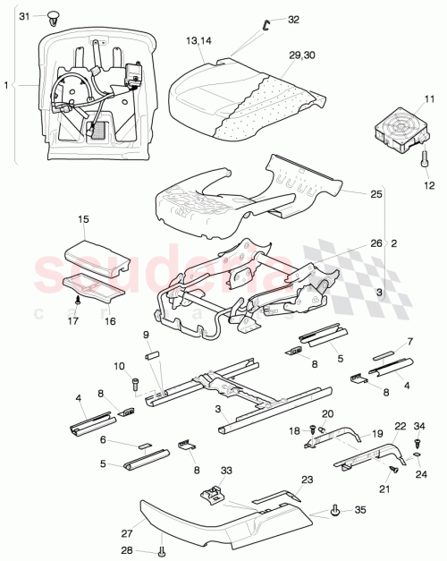 Part Diagram for Bentley 3W5 881 347
