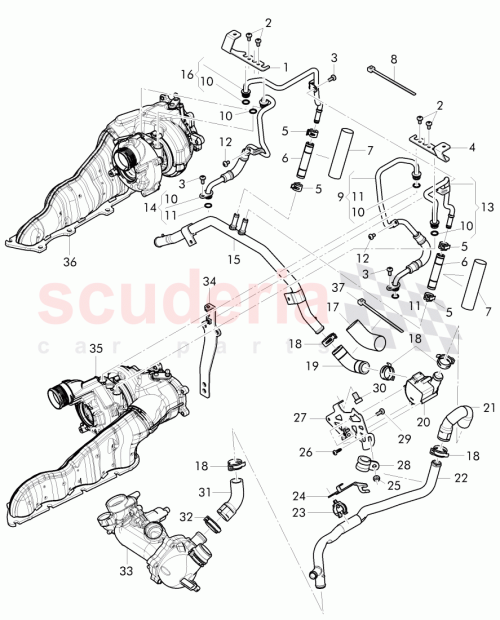 Part Diagram for Bentley 079 121 054 E