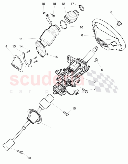 Part Diagram for Bentley 3Y0419506K