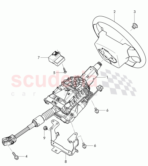 Part Diagram for Bentley 3W0419091Q