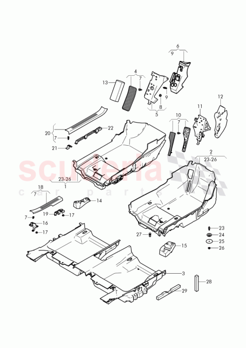 Part Diagram for Bentley 3Y0 864 199 A