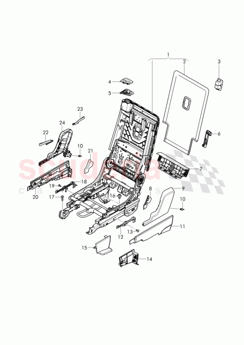 Part Diagram for Bentley 4M0 883 944 A