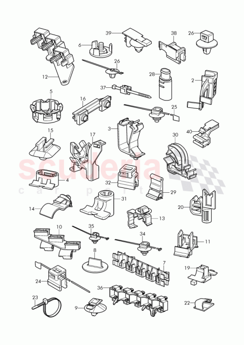 Part Diagram for Bentley 3D0 035 418