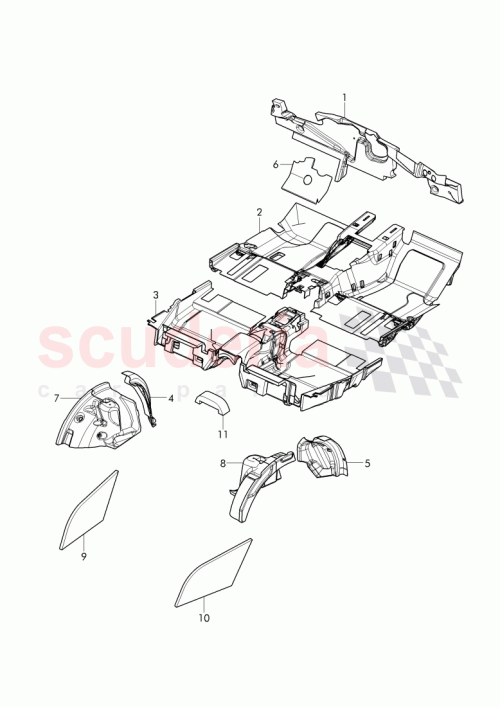 Part Diagram for Bentley 3Y2863890C