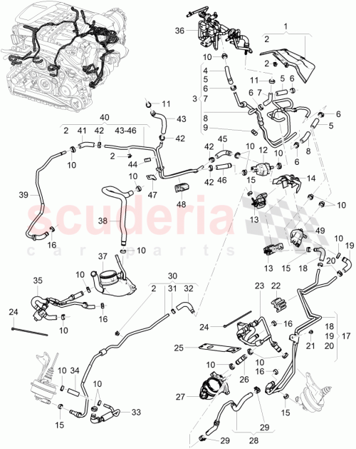 Part Diagram for Bentley 3W0612391K